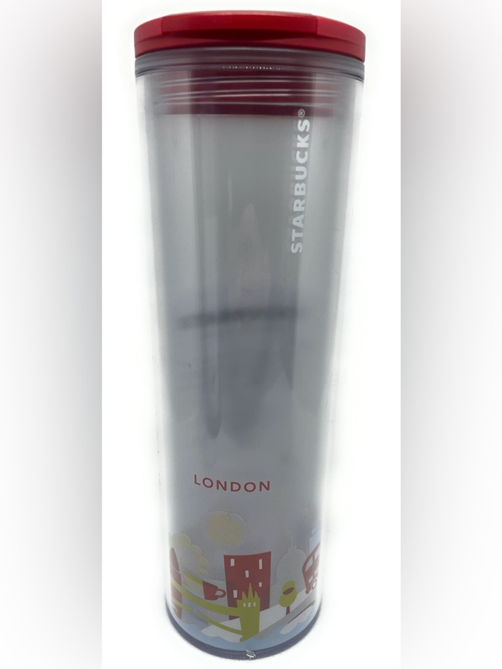 Starbucks London Travel Tumbler Big Ben, Tower, London Bridge, Thames, Bus
